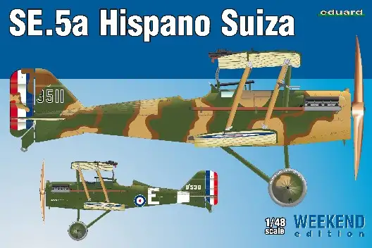 Eduard 8453 1/48 SE5a Hispano Suiza Fighter (Wkd Edition Plastic Kit)
