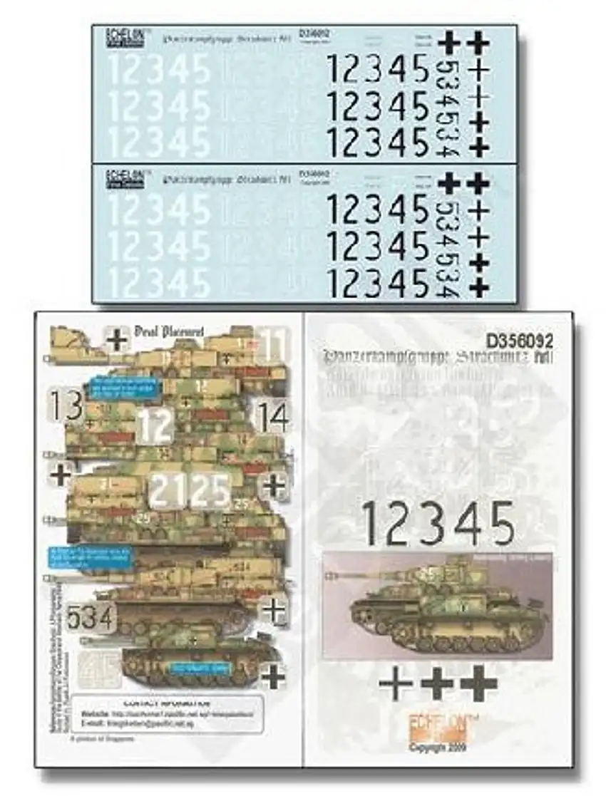 PzKpfw Strachwitz Pt1 Generic (Re-Issue) 1/35 Echelon