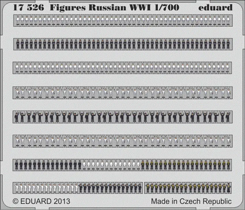 WWI Russian Figures 1/700 Eduard