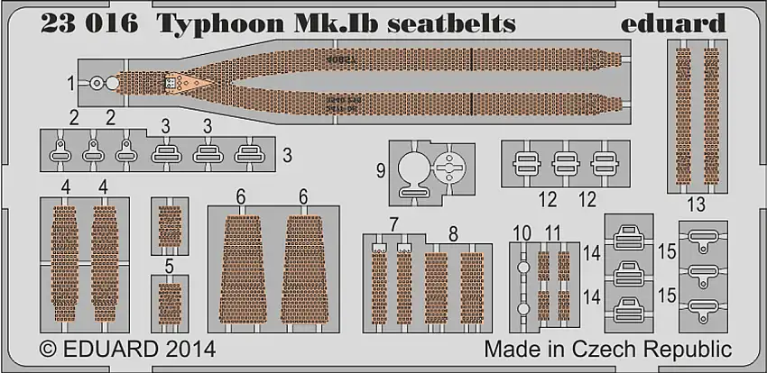 Typhoon Mk Ib Seatbelts for ARX 1/24 Eduard