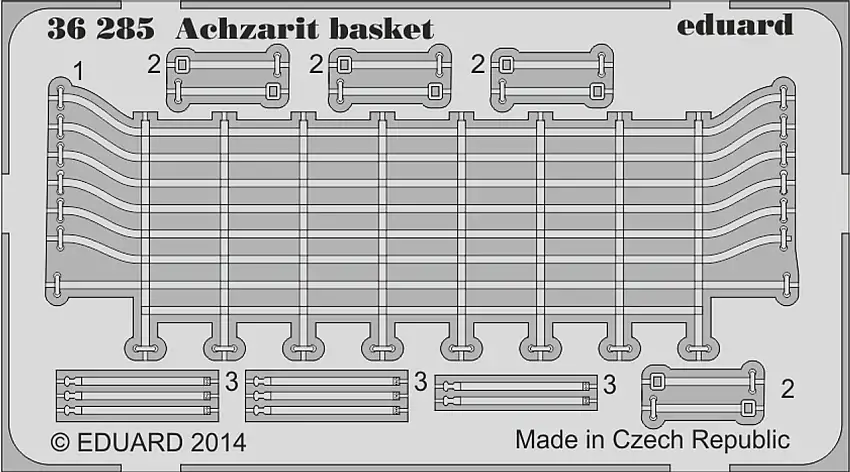 Achzarit Basket for MGK 1/35 Eduard