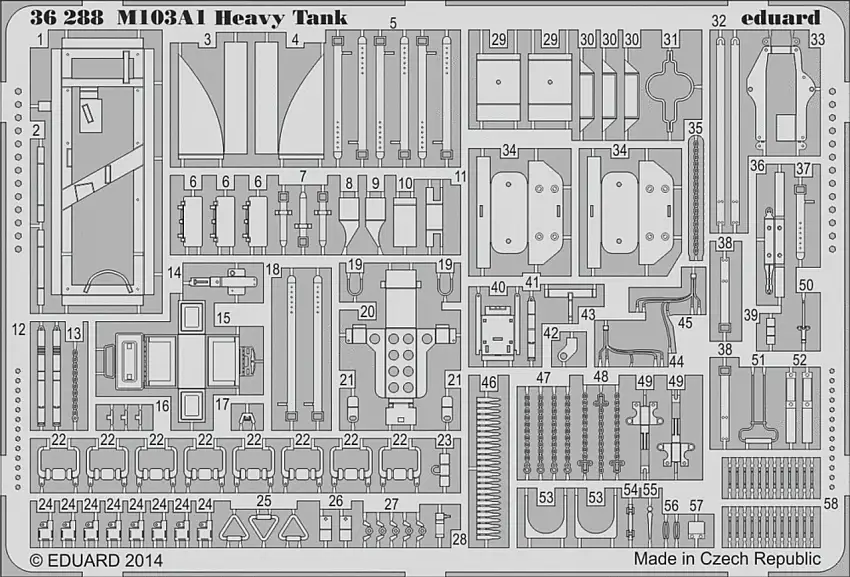 M103A1 Heavy for DML 1/35 Eduard