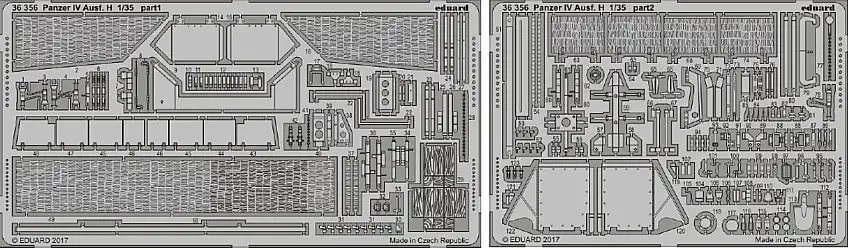 Panzer IV Ausf H for ZVE 1/35 Eduard