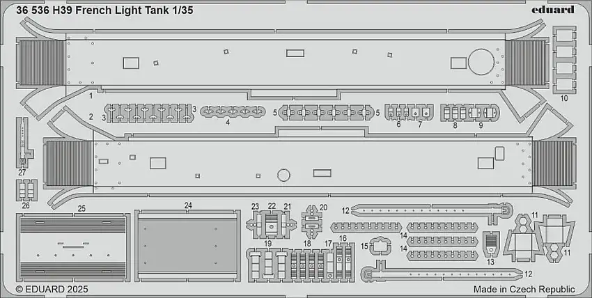 H39 French Light Tank for TAM 1/35 Eduard
