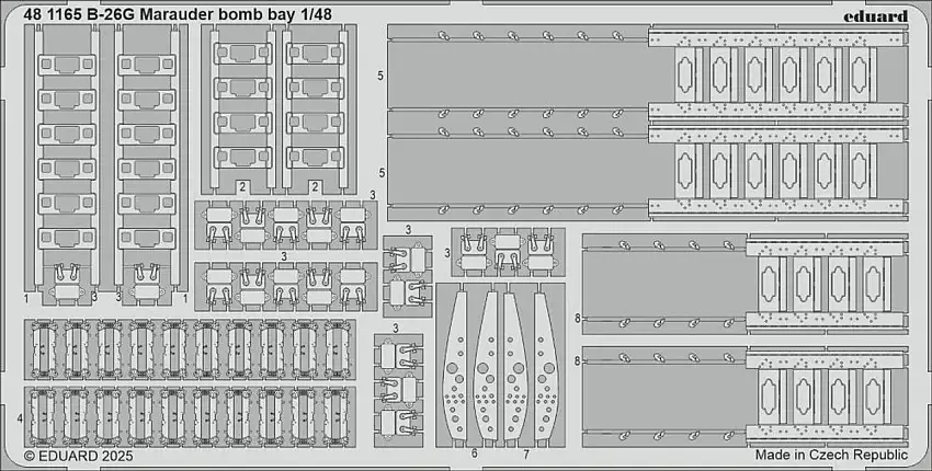 B-26G Marauder Bomb Bay for ICM 1/48 Eduard