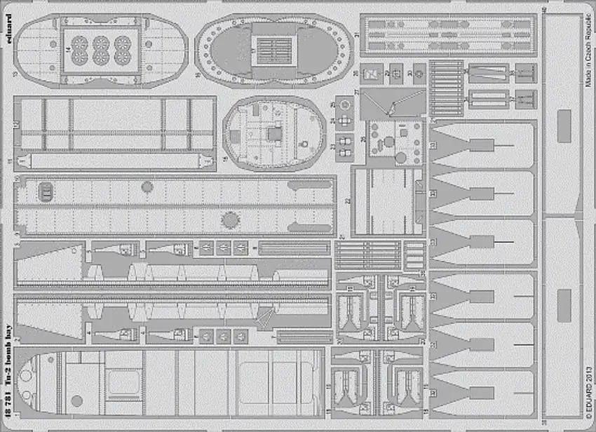Tu2 Bomb Bay for XTL 1/48 Eduard