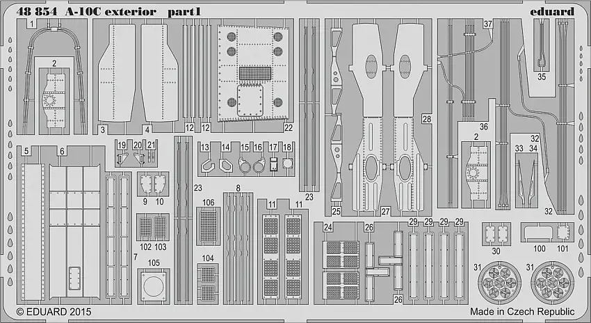 A-10C Exterior for ITA 1/48 Eduard