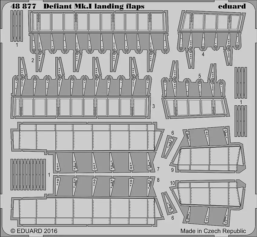 Defiant Mk I Landing Flaps for ARX 1/48 Eduard