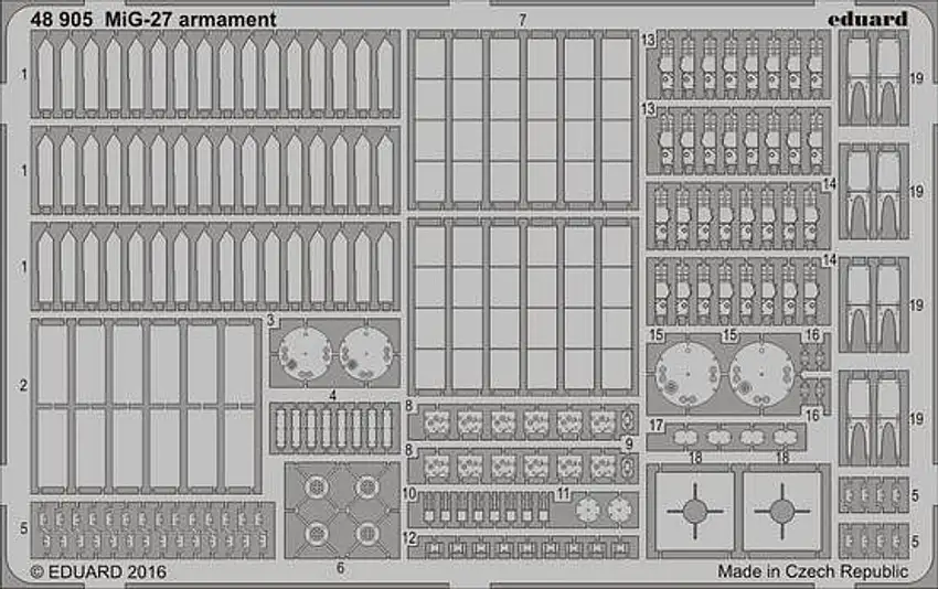 MiG-27 Armament for TSM 1/48 Eduard