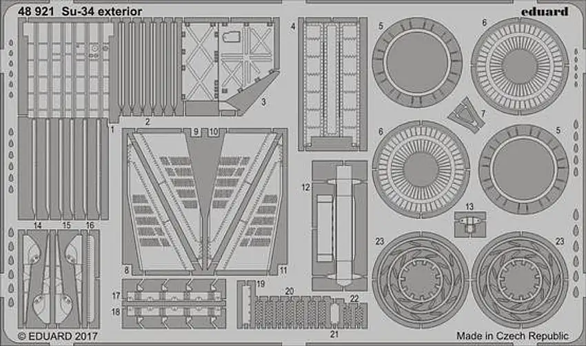 Su-34 Exterior for HBO 1/48 Eduard