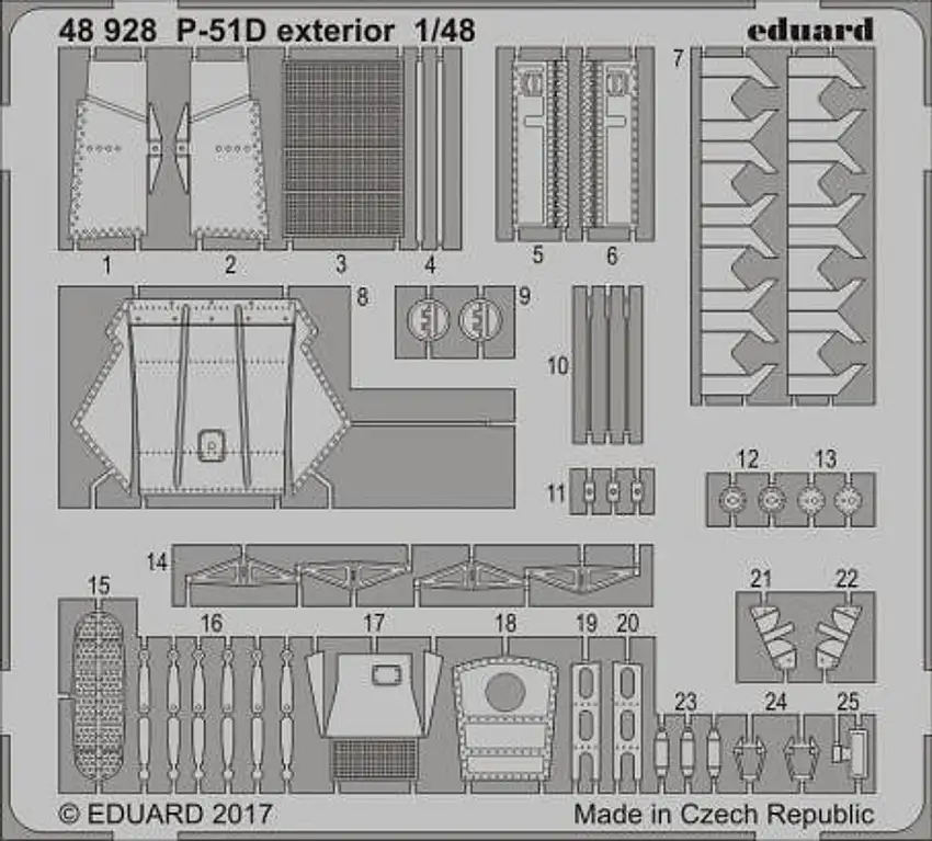 P-51D Exterior for MGK 1/48 Eduard