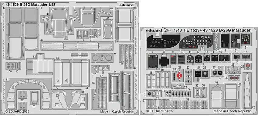 B-26G Marauder for ICM (Painted) 1/48 Eduard