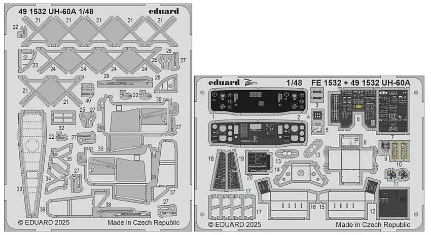 UH-60A for ICM (Painted) 1/48 Eduard