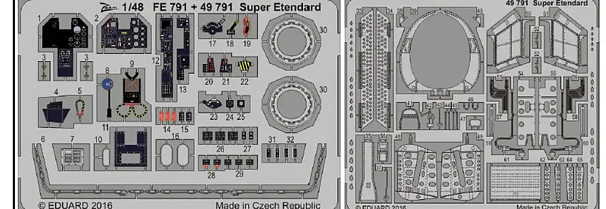 Super Etendard for KTY (Painted) 1/48 Eduard