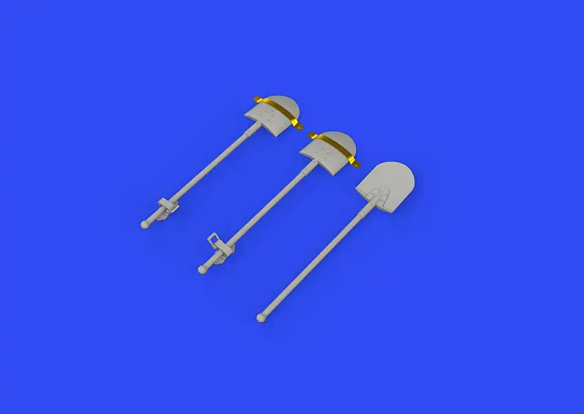 WWII German Shovels (Photo-Etch & Resin) 1/35 Eduard