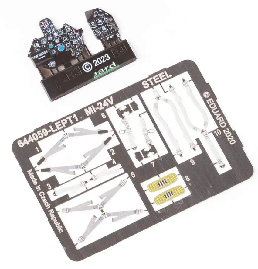 Mi-24V Black (Mi-35) LooK for EDU & ZVE (Photo-Etch & Resin) 1/48 Eduard