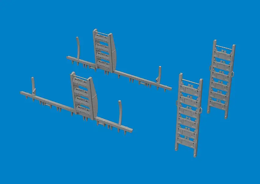 B-26B Bomb Racks for ICM (Resin) 1/48 Eduard