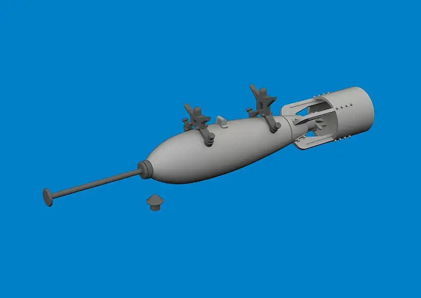 P-40 250lb Mk 2 British Bomb for EDU (Resin) 1/48 Eduard