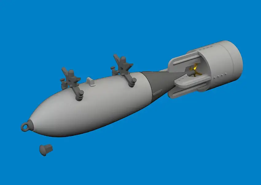 P-40 500lb GP British Bomb for EDU (Resin) 1/48 Eduard