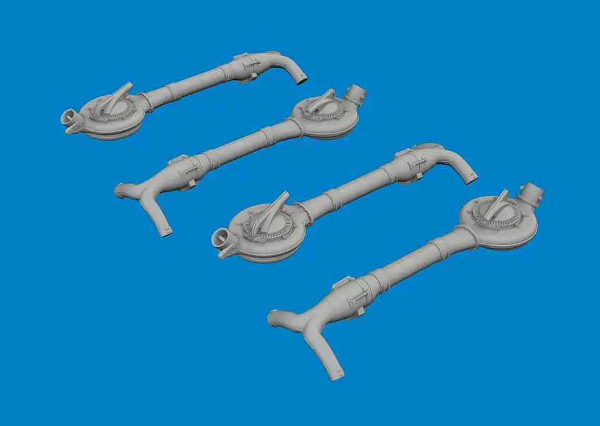 B-24D Superchargers for HBO (Resin) 1/48 Eduard