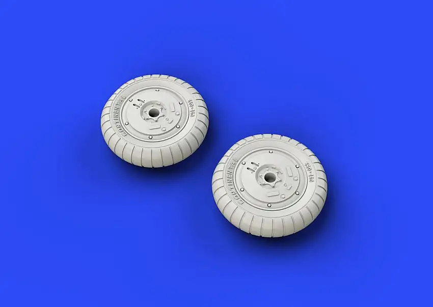 Bf 109G-6 Wheels (Resin) 1/48 Eduard