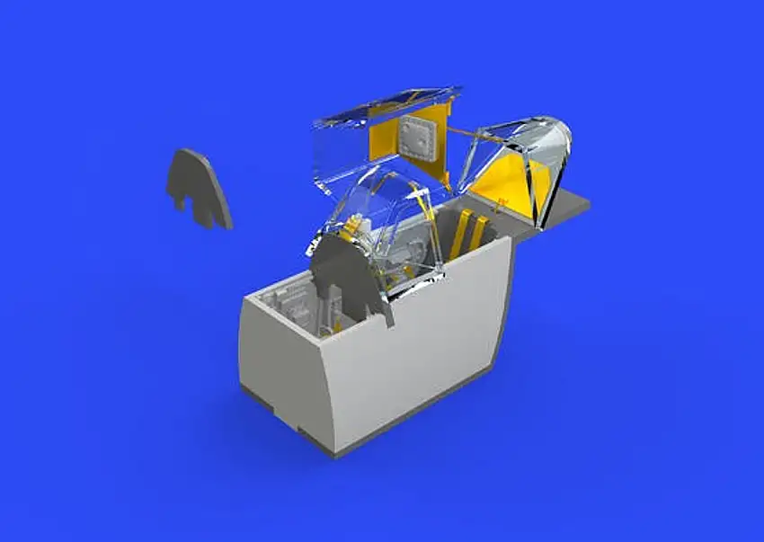 Bf 109F Cockpit for EDU (Photo-Etch & Resin) 1/48 Eduard