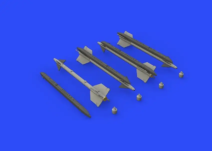 AIM-9G/H Sidewinder (Photo-Etch & Resin) 1/48 Eduard