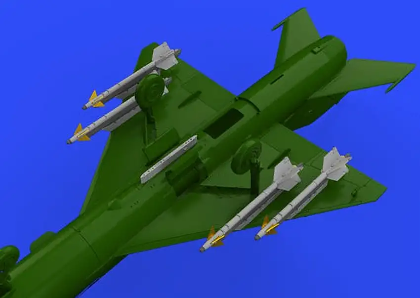 MiG-21 R-13M Missiles w/Pylons for EDU (Photo-Etch & Resin) 1/72 Eduard
