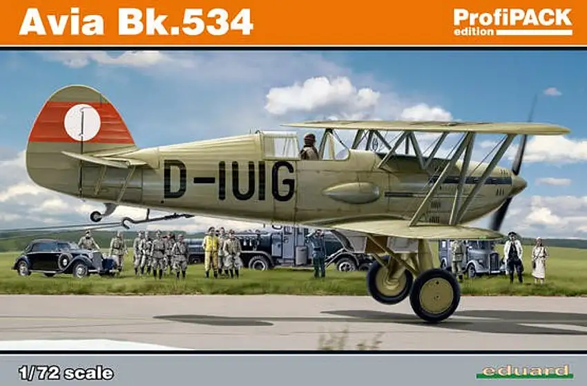 Avia Bk534 Aircraft (Prof-Pack Plastic Kit) 1/72 Eduard