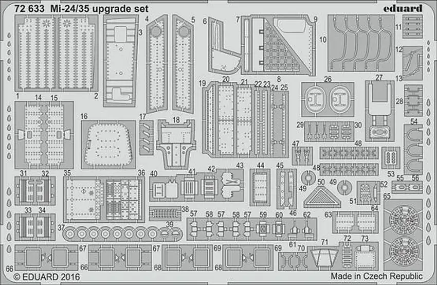 Mi24/35 Upgrade Set for EDU 1/72 Eduard