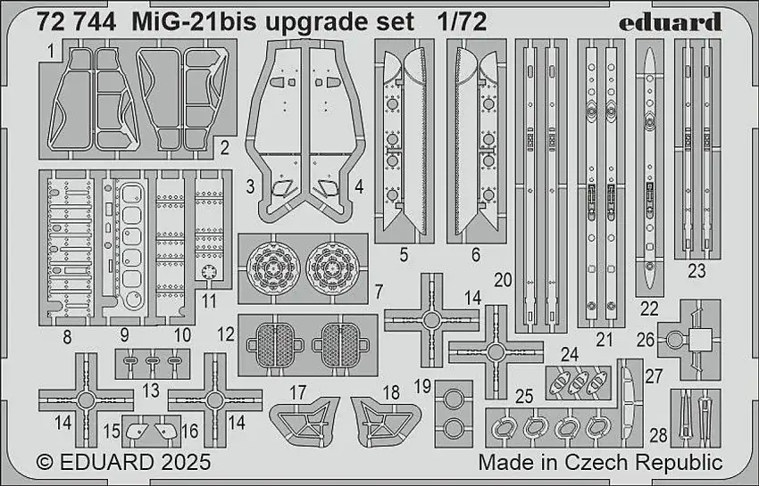 MiG-21bis Upgrade Set for EDU 1/72 Eduard