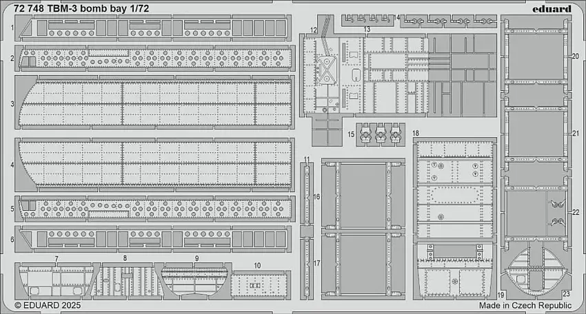 TBM-3 Bomb Bay for HBO 1/72 Eduard