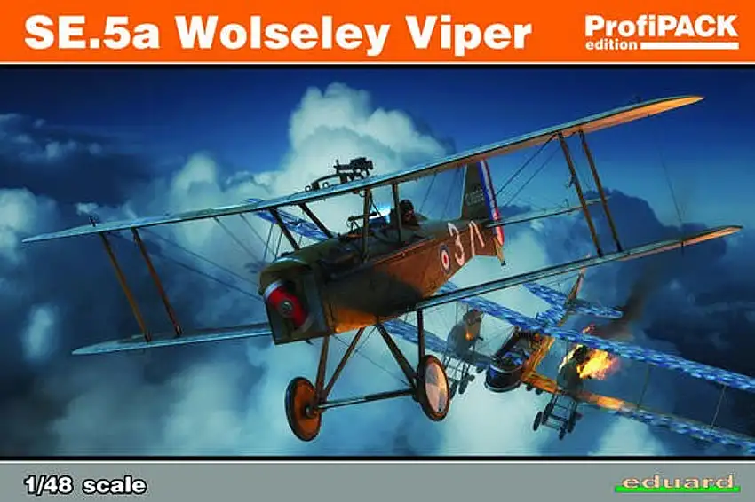 SE5a Wolseley Viper Aircraft (Profi-Pack Plastic Kit) 1/48 Eduard