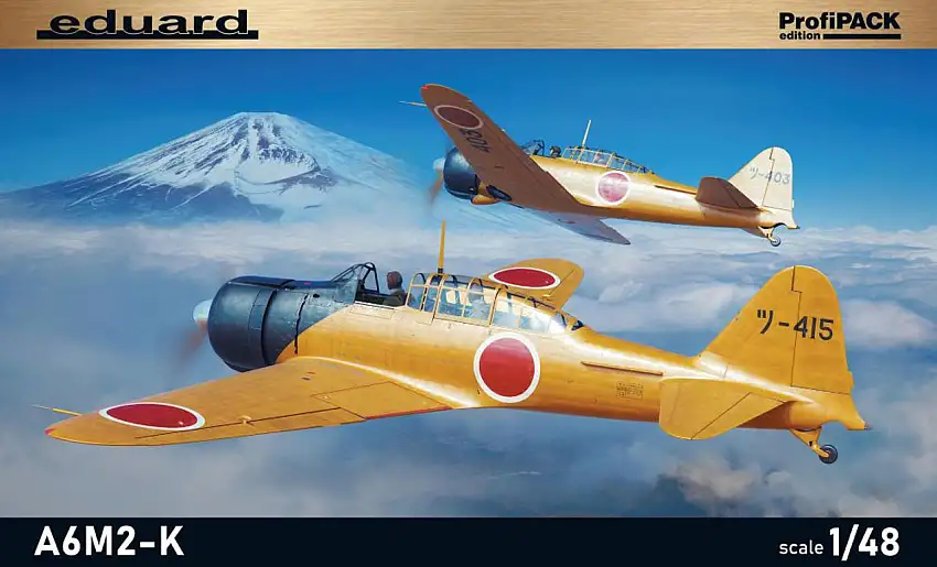 WWII A6M2K Two-Seat Trainer IJN Fighter (Profi-Pack Plastic Kit) 1/48 Eduard