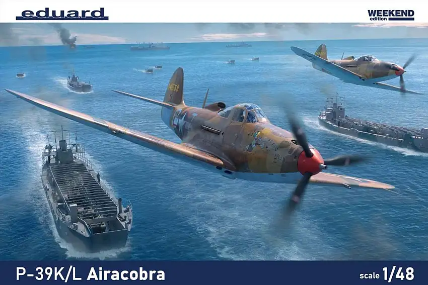 WWII P-39K/L Airacobra US Fighter (Wkd Edition Plastic Kit) 1/48 Eduard