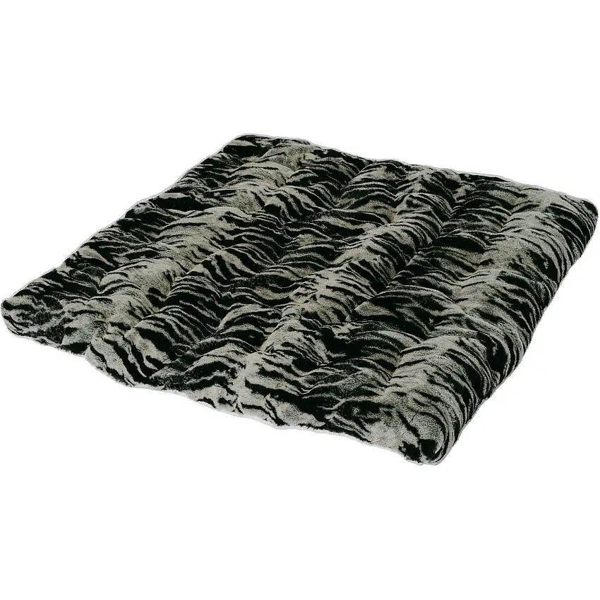 The Tiger Black Faux Fur Play Mattress
