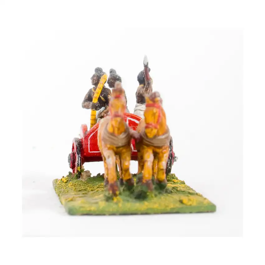 2 Horse Chariot w/Driver, Archer & Javelinman