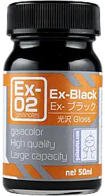 Gaia EX Color Ex-02 Gloss EX-Black 50ML