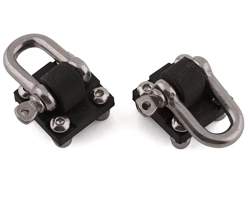 Exclusive RC SCX6 1/6 Scale D-Rings w/Mounts (2) (Miniature Scale Accessory)