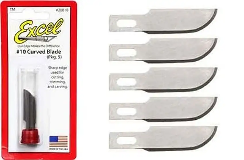 #10 Curved Edge Blades (5) Excel Tools