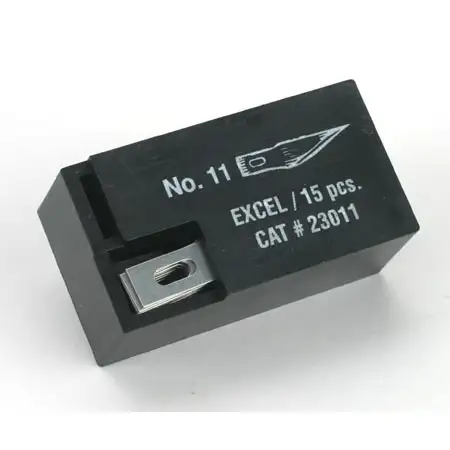 Excel #11 Hobby Blades with Dispenser 23011 - 15pc Pack