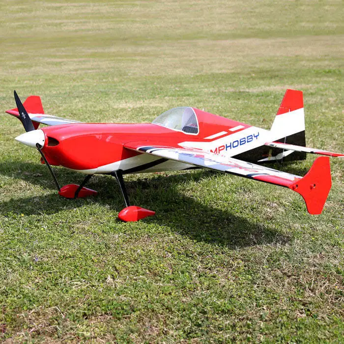 OMPHobby 60" 70E Edge 540 Kevlar Reinforced Balsa, 3D Airplane, PNP Receiver Ready, Red