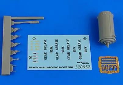 Aerobonus 320052 1/32 USN 35lb. Lubricating Bucket Pump w/Photo-Etch