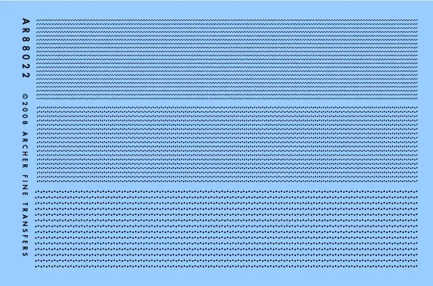 Archer Fine Transfers 88022 Surface Details: Dbl Row Rivets Fasteners (Various Scales)
