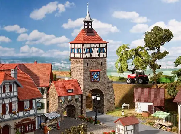 Faller 130406 City gate with gatehouse