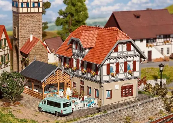 Faller 130438 The Sonne Inn with summerhouse