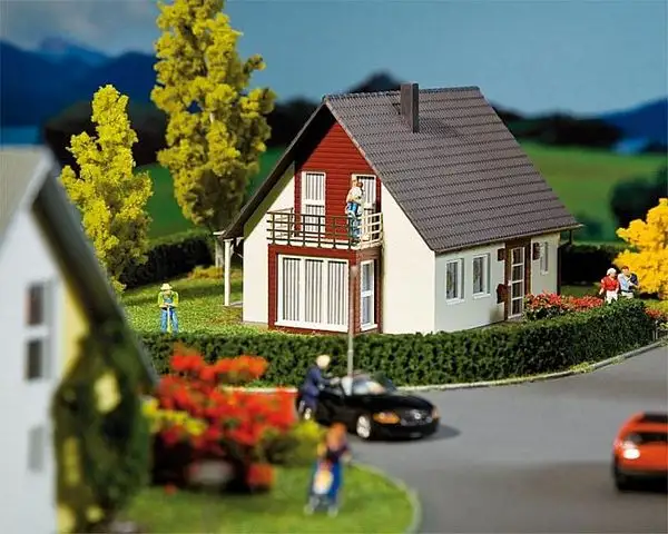 Faller 232323 Detached house wine-red