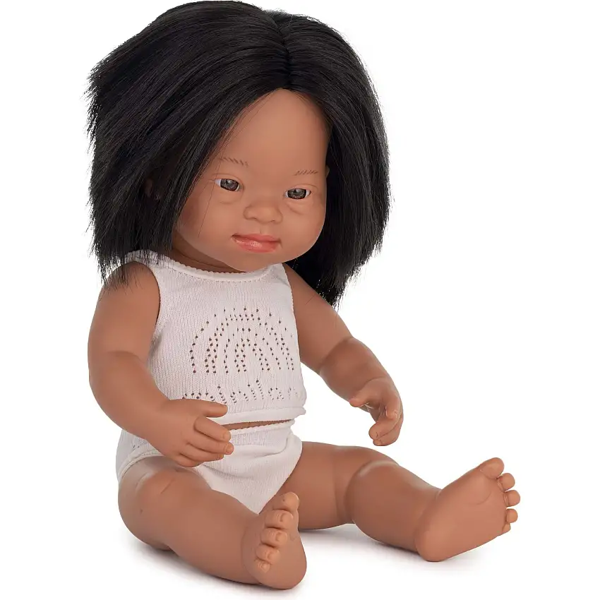 Doll with Down Syndrome | Hispanic Baby Girl | 15"