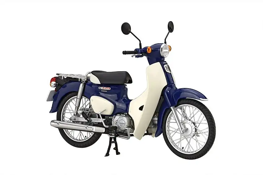 Honda Super Cub C110 Scooter (Snap Molded in Blue Metallic) 1/12 Fujimi