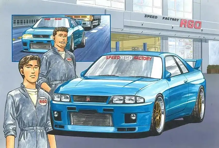 Nissan Skyline GT-R (R33) RGO 2-Door Car 1/24 Fujimi